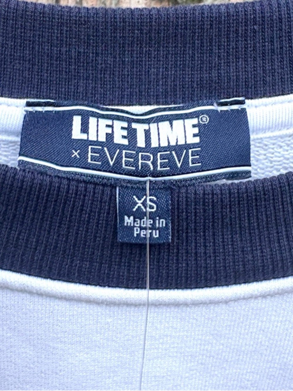 NWT EVEREVE X Lifetime Love Your Life Patch Sweatshirt Size XS - Picture 6 of 11